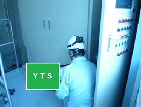 現地試運転調整中